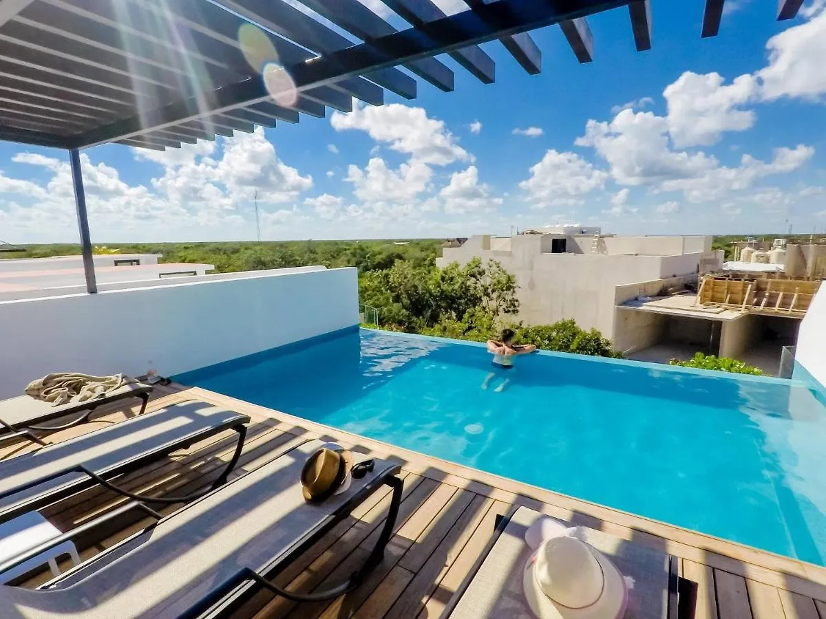 Brand New Two Br Penthouse With A Private Roof Patio! Totally Equipped. Tulum 0*,